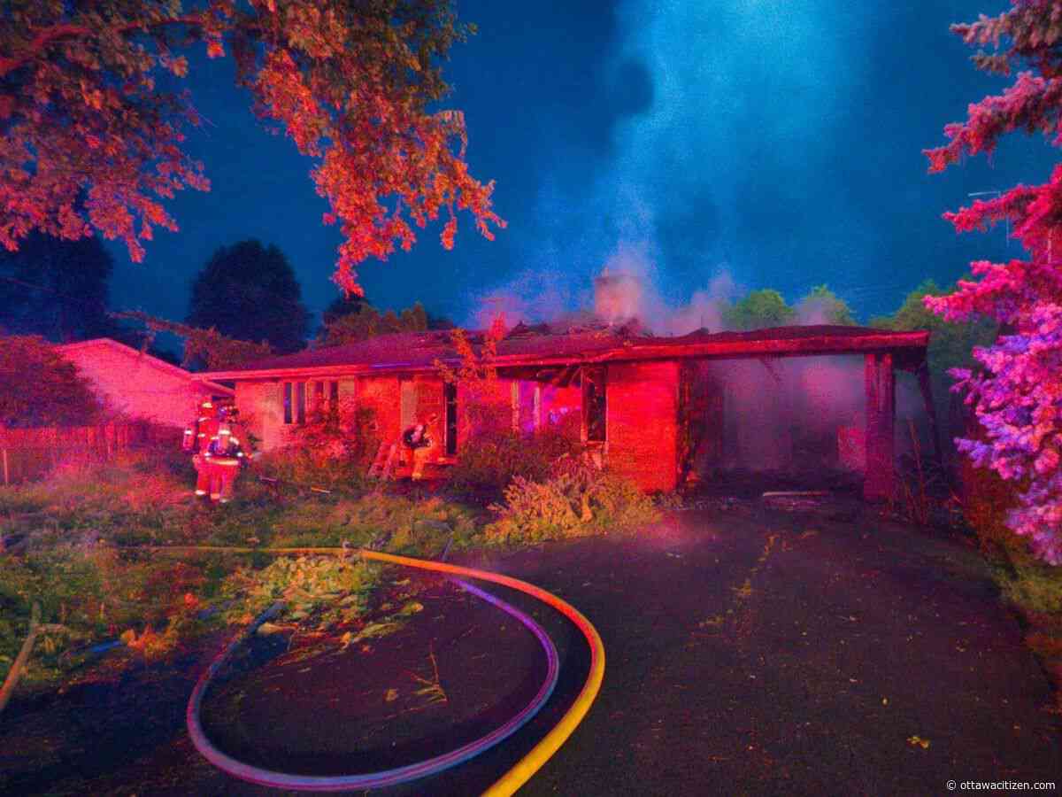 Two homes involved in fire near Mooney's Bay