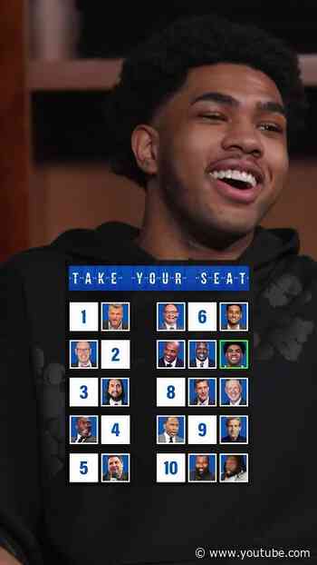 WHERE ARE YOU SITTING?