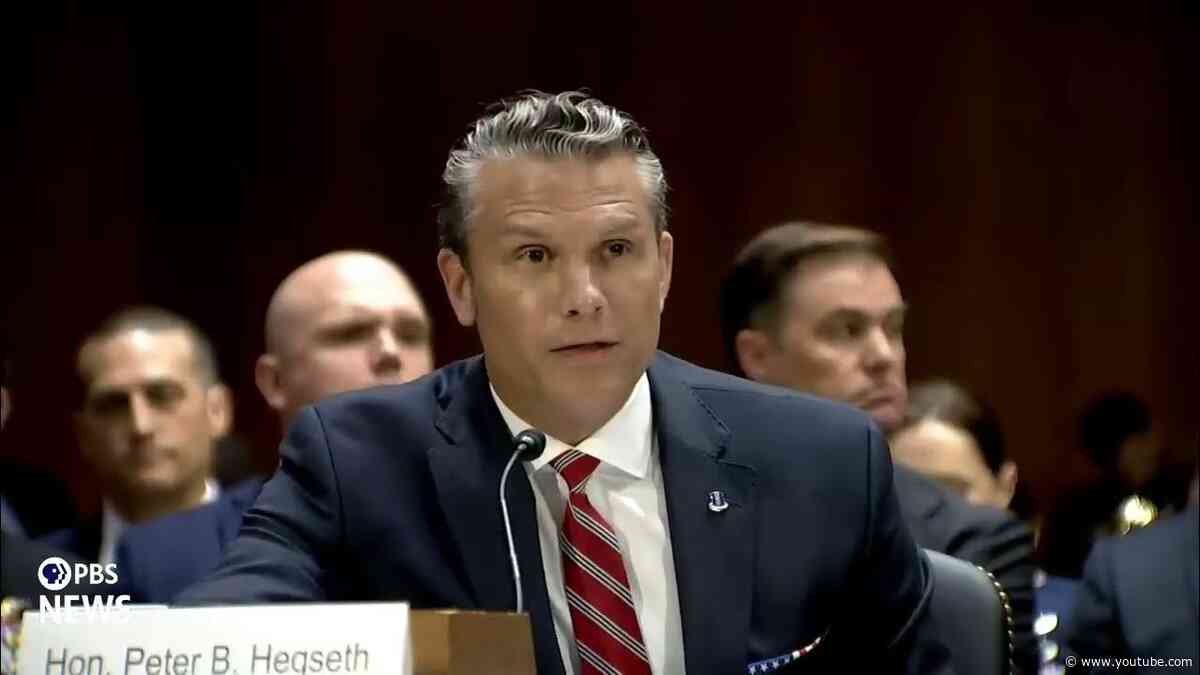 WATCH: Sen. Ossoff pushes Secretary Hegseth on past comments about victory in U.S. war with Iran