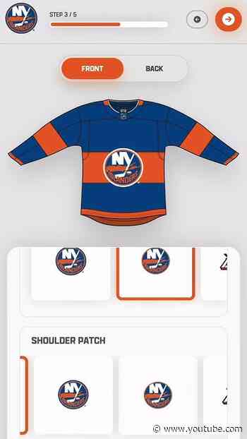 Get in on the fun + create your #Isles Third Jersey for the 27-28 Season at the link in our bio!