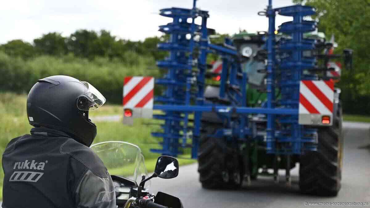 Erntezeit: Was Auto- und Motorradfahrer beachten müssen