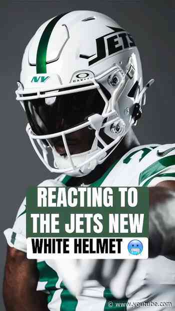 Instant reaction to the Jets NEW white helmets!