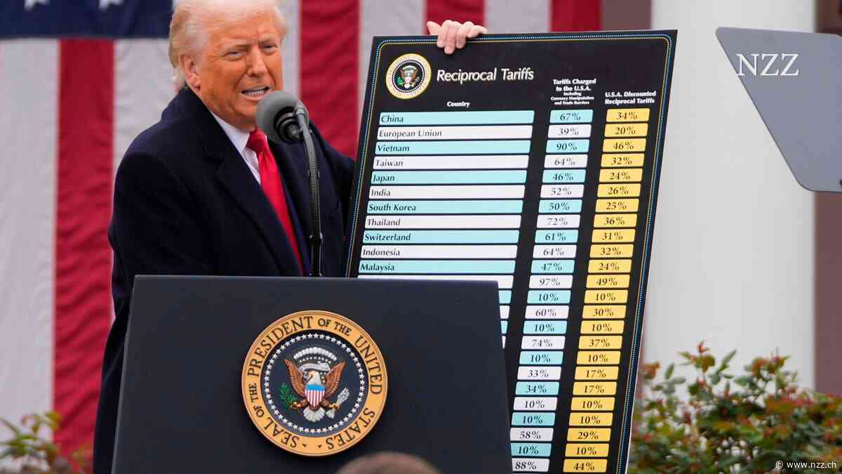 ERKLÄRT - Handelsstreit mit den USA: Welche Zölle drohen der Schweiz nun?