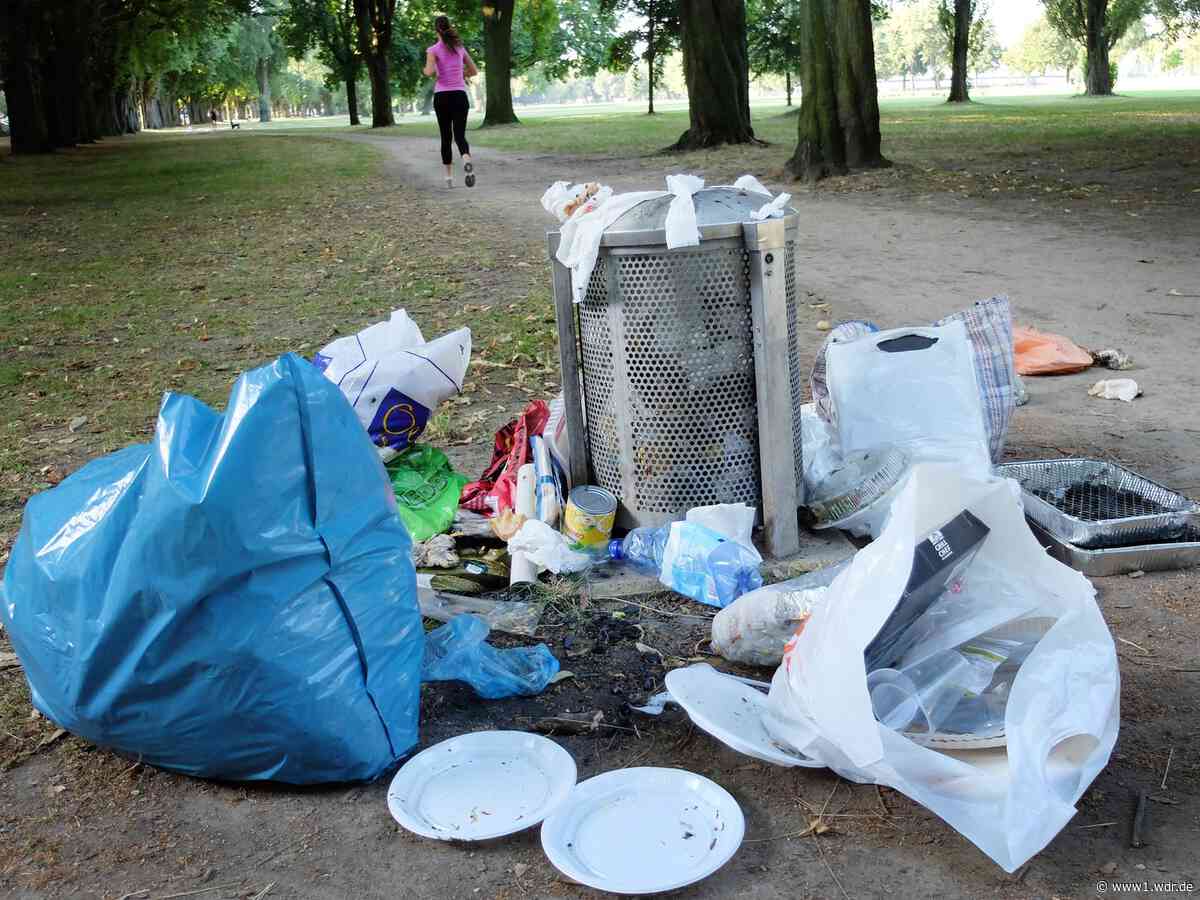 Müll-Rekord: 80 Prozent mehr Abfall in Kölner Parks