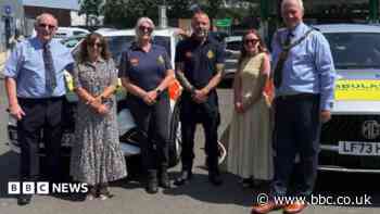 Mum's fundraising pays for 18 responder vehicles