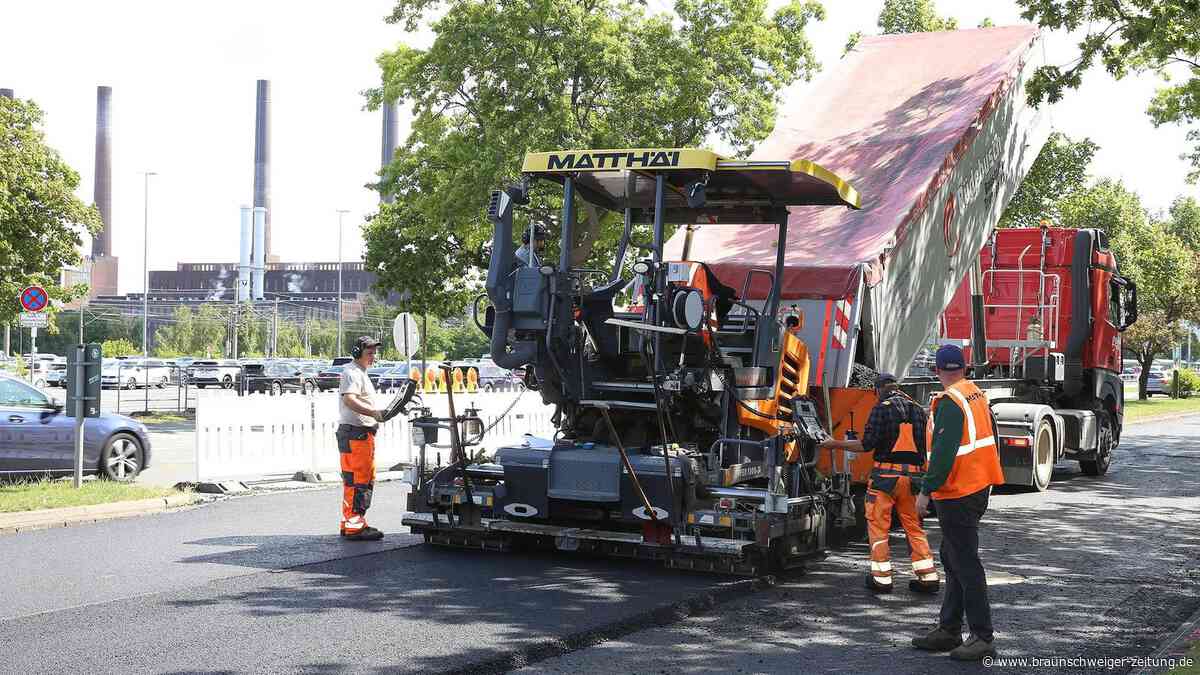 Ferien-Baustellen in Wolfsburg: So geht es auf der Heinrich-Nordhoff-Straße voran