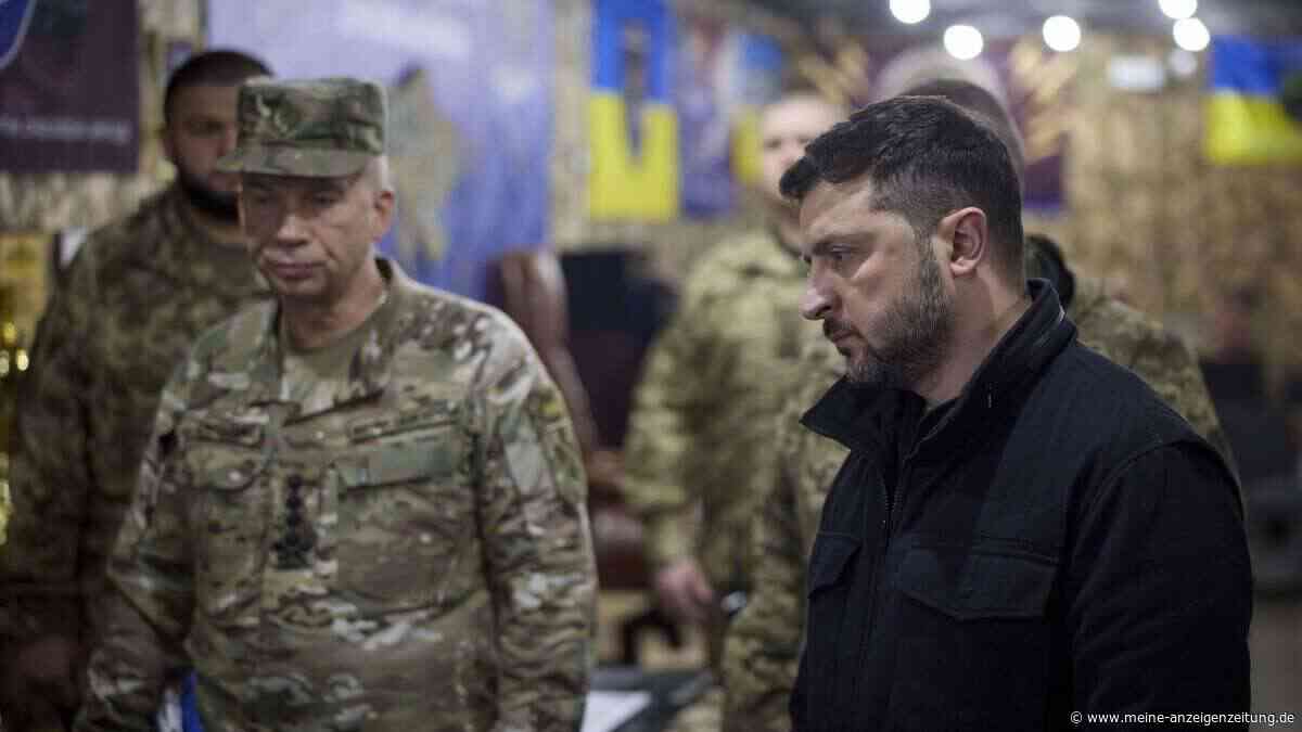 „Fleischwolf“-General fliegt: Selenskyj entlässt Syrskyj nach Massenprotesten