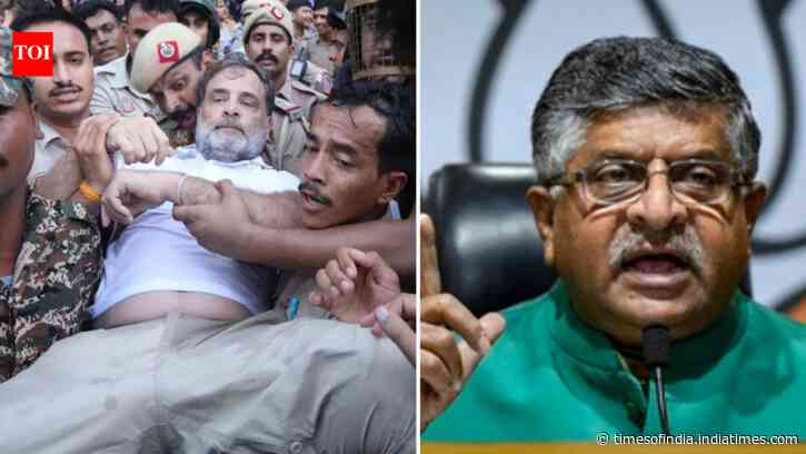 'Does India run on your arrogance?' BJP tears into Rahul Gandhi over PM residence march