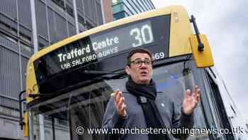 Prime Minister Andy Burnham makes major £2 bus fare policy announcement
