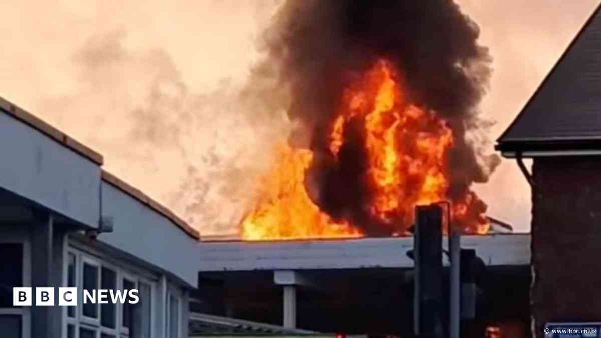 Police investigate train station fire as 'arson'