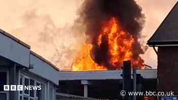 Police investigate train station fire as 'arson'
