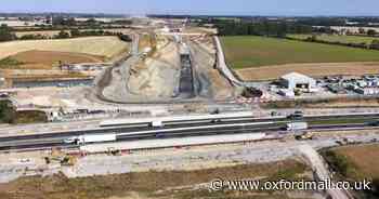 HS2 completes complex A43 bridge realignment for next phase
