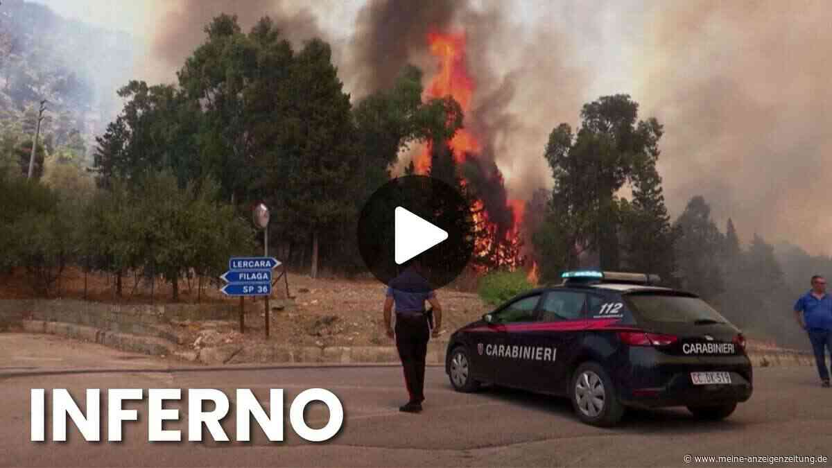Beliebte Urlaubsinsel in Flammen: Brände erreichen Wohngebiete - Tausende ohne Wasser