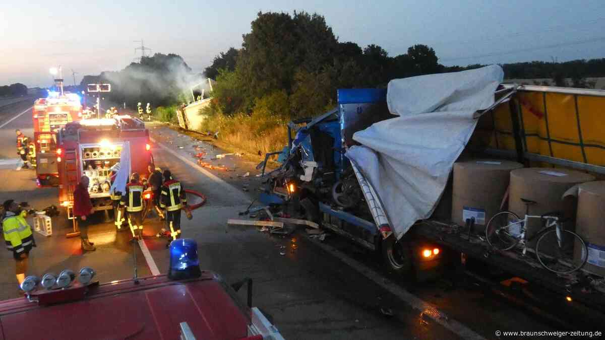 Liveblog: Lkw-Unfall und Feuer auf A2 +++ Schienenersatzverkehr über Ringelheim