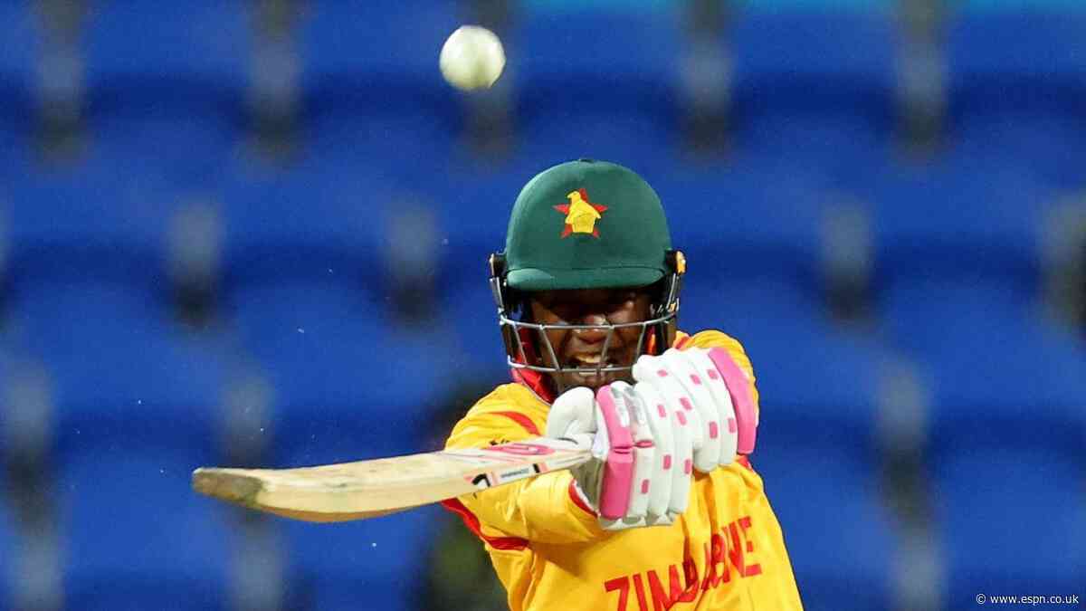 Madhevere and Nyamhuri return for Zimbabwe's T20I series against India