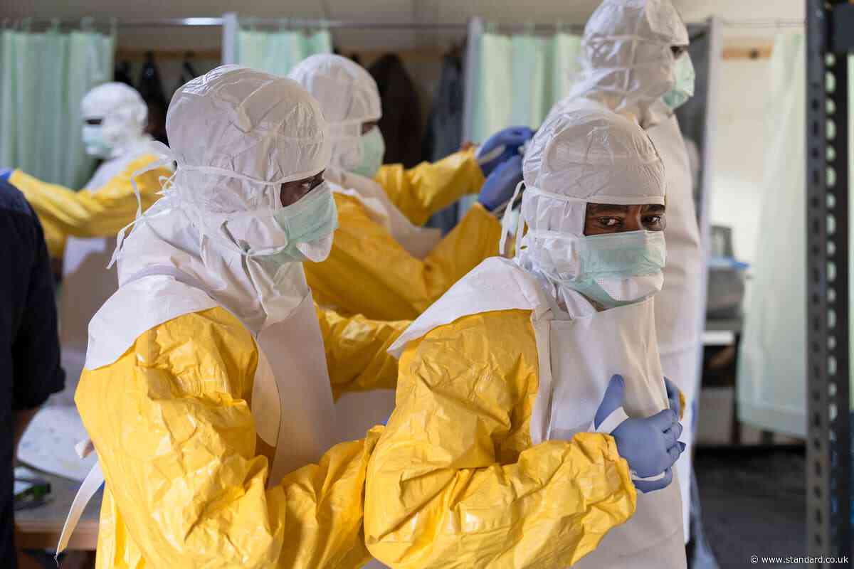 Humanitarian worker in London hospital after potential exposure to Ebola virus