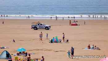 Pensioner, 70, arrested over 'bladed article' after incident on Welsh beach
