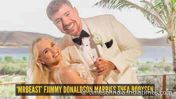 MrBeast finds MrsBeast: Jimmy Donaldson weds Thea Booysen, shares wedding pictures