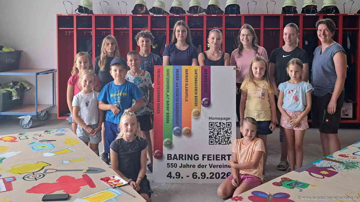 Malaktion für das Jubiläumsfest  „Baring feiert“