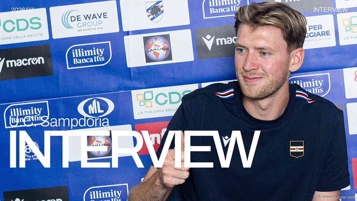 Lauritsen: «Samp, progetto ambizioso e tifosi fantastici»