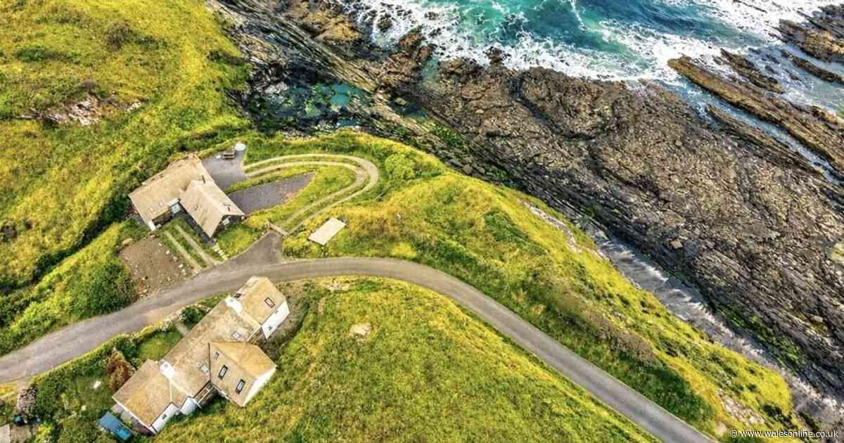 Little cottage on top of Welsh clifftops where daredevils come from across the world to throw themselves off