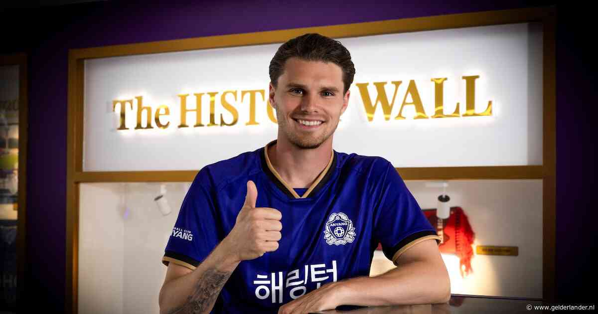 Zonder er ooit te zijn geweest, zette de aanvoerder van Telstar zijn krabbel onder een contract in Zuid-Korea