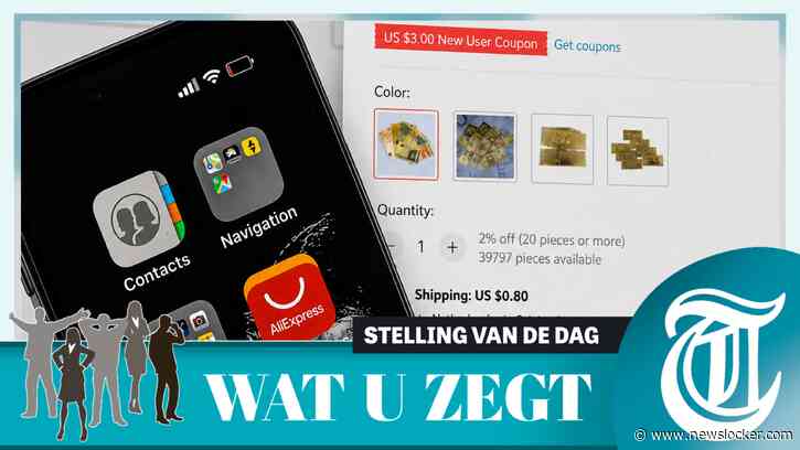 Stelling: Boete voor AliExpress terecht