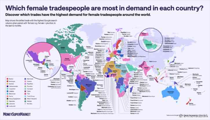 Electrician among UK’s most in-demand female tradespeople, new study finds