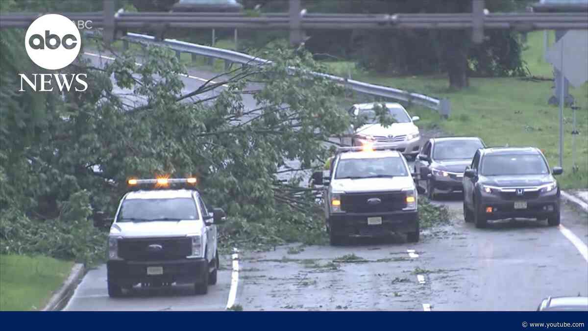 Severe storms in the Northeast thousands of flight delays and cancellations