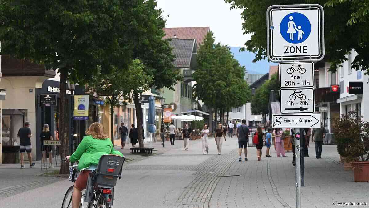 Garmisch-Partenkirchen setzt Kontrolleure auf Radfahrer in Fußgängerzone an