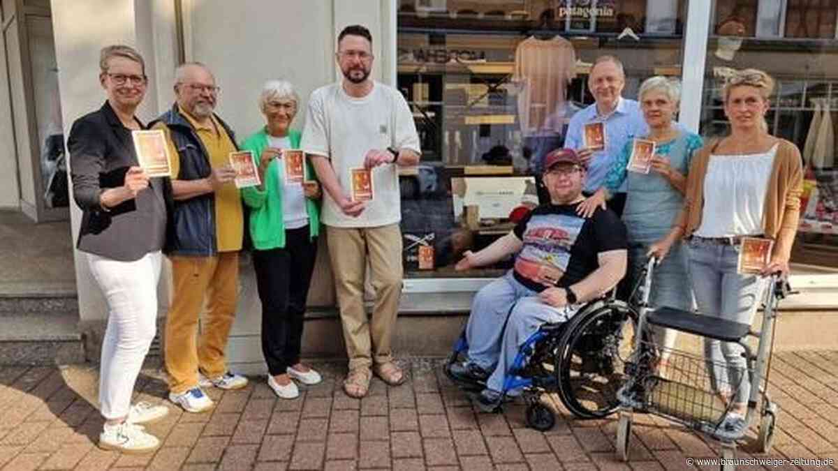 Dieser Aufkleber soll helfen, Geschäfte in Peine barriereärmer zu machen