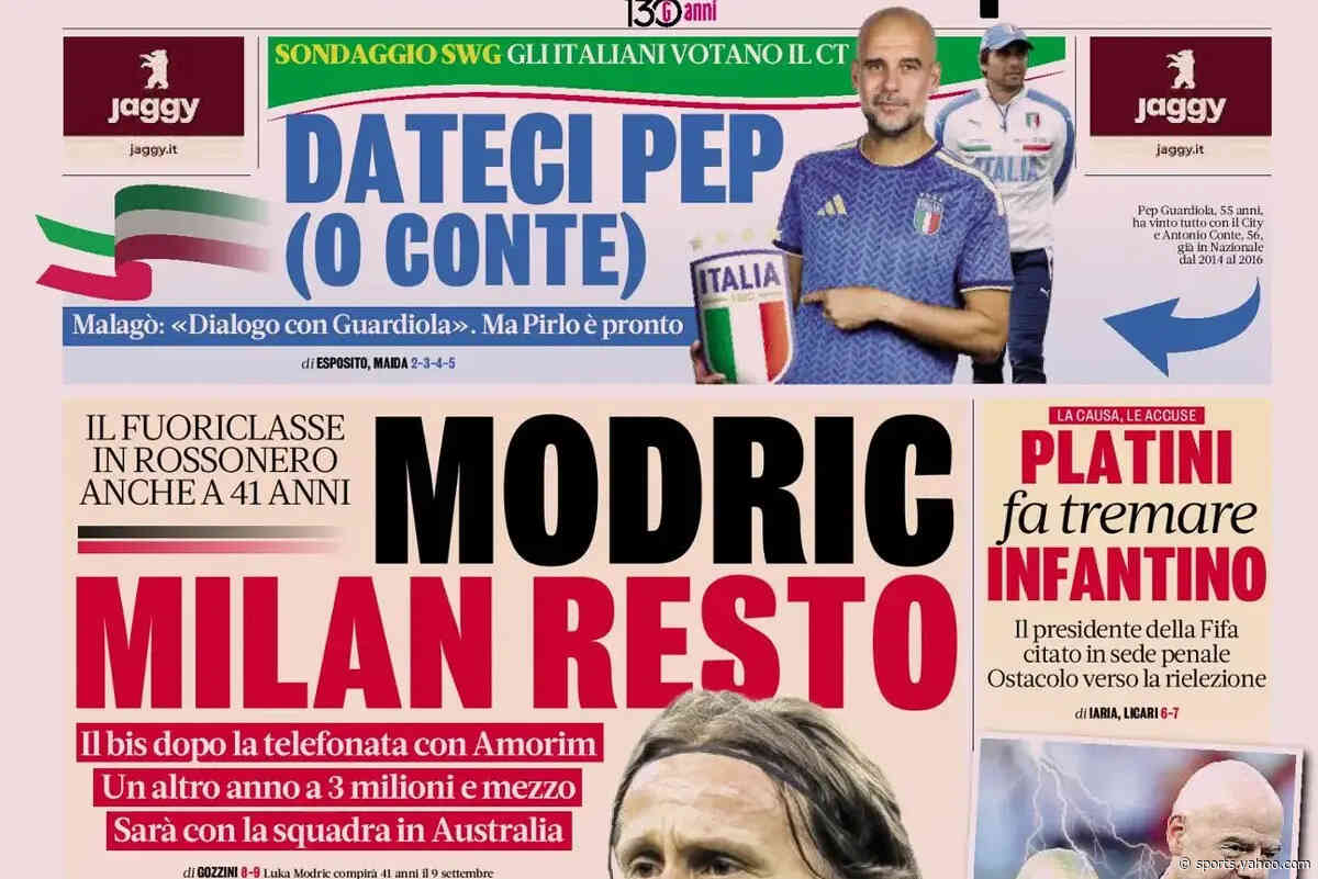 Today’s Papers: Italy court Guardiola, Turkish rescue, Roma miss out on Summerville