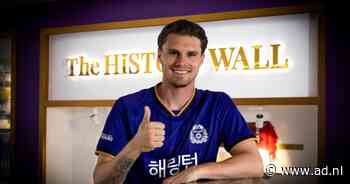 Zonder er ooit te zijn geweest, zette de aanvoerder van Telstar zijn krabbel onder een contract in Zuid-Korea