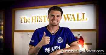 Zonder er ooit te zijn geweest, zette de aanvoerder van Telstar zijn krabbel onder een contract in Zuid-Korea
