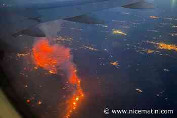 « J’ai ressenti de la tristesse » : un Azuréen capture des images spectaculaires de l’incendie dans le Var vu du ciel