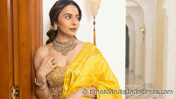 Rakul Preet dazzles in Rs 49K Kanjeevaram saree at Ramayana Delhi event