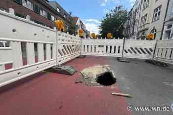 Loch in der Hittorfstraße - Stadt nennt Ursache