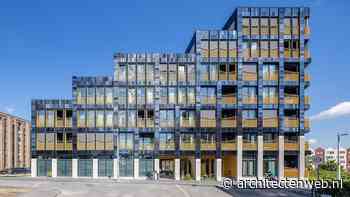 Oorspronkelijke gevel Huis van Delft toegepast in Utrechts appartementengebouw