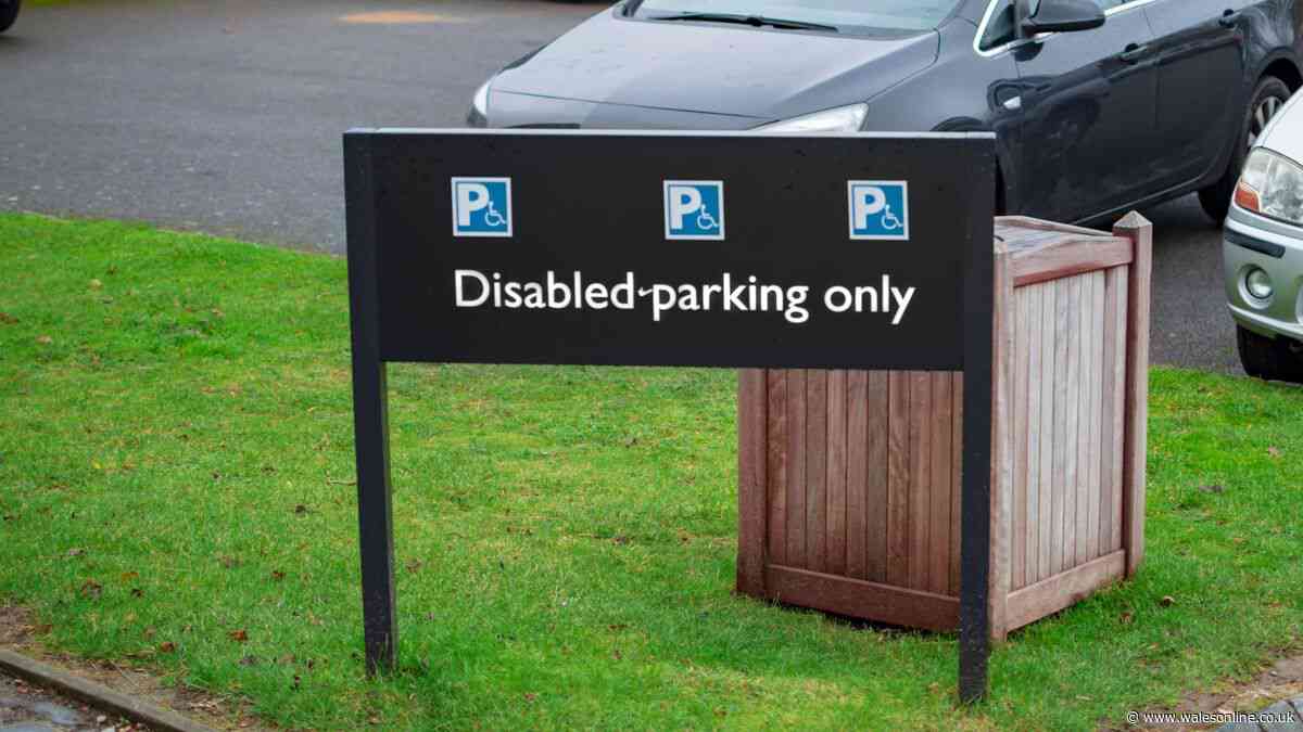 Blue Badge holders in Wales cannot park in 14 places at any time