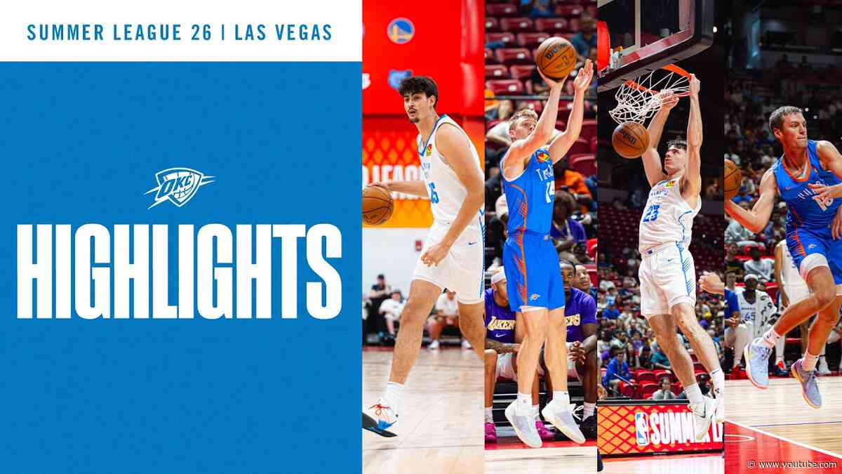 Highlights From Las Vegas | 2026 NBA Summer League | OKC Thunder