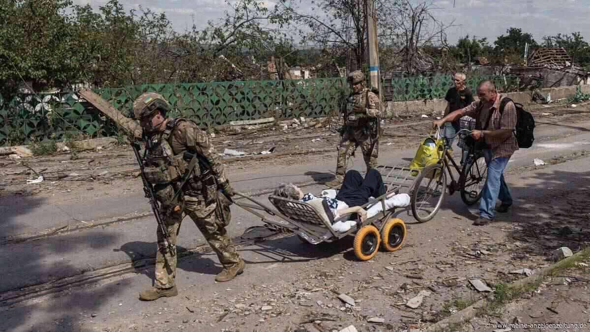 Die „Engel“ der Ukraine: Polizeiteams retten Tausende aus Frontgebieten