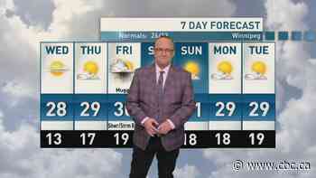 Riley Laychuk's Manitoba forecast for Wednesday, July 22, 2026