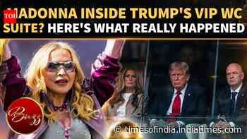 Madonna 'Breaks Silence' On Viral Rumours Placing Her Inside Trump's VIP Suite At World Cup Final