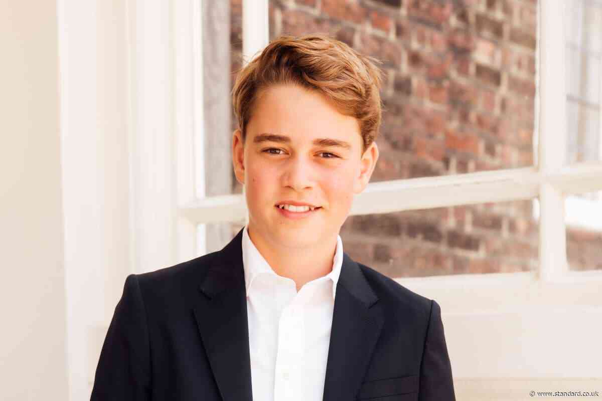 Happy 13th birthday George! William and Kate share new photo of eldest son as he becomes a teenager