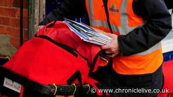 North East postcodes on list of 58 areas affected by Royal Mail delivery delays
