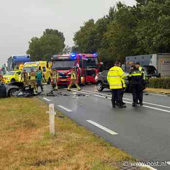 N35 weer open na ongeluk bij Wierden, twee gewonden