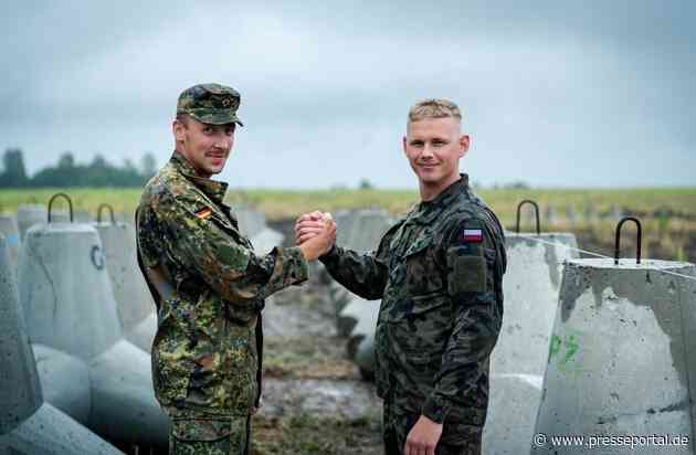 Bundeswehr unterstützt Polen beim Bau von Grenzbefestigungen