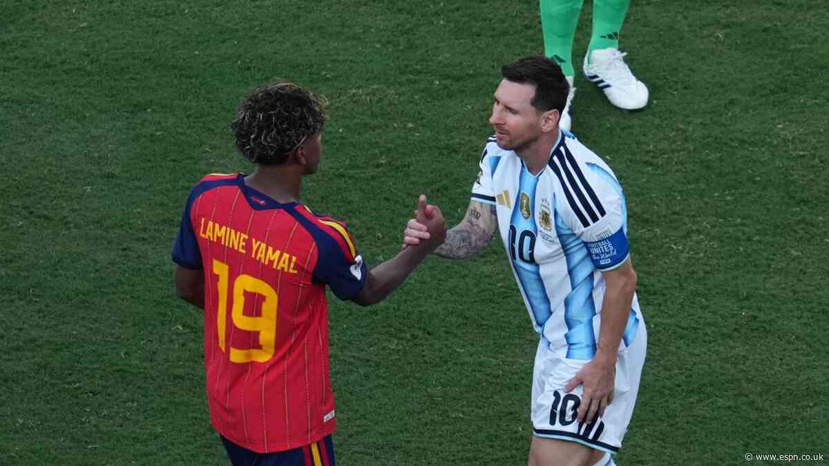 Messi encourages Yamal to 'go his own way'