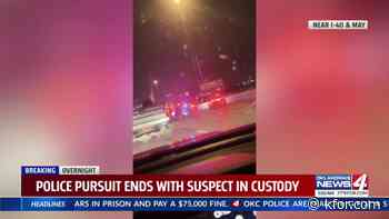 OKCPD, OHP bring low-speed chase to an end with two TVI maneuvers
