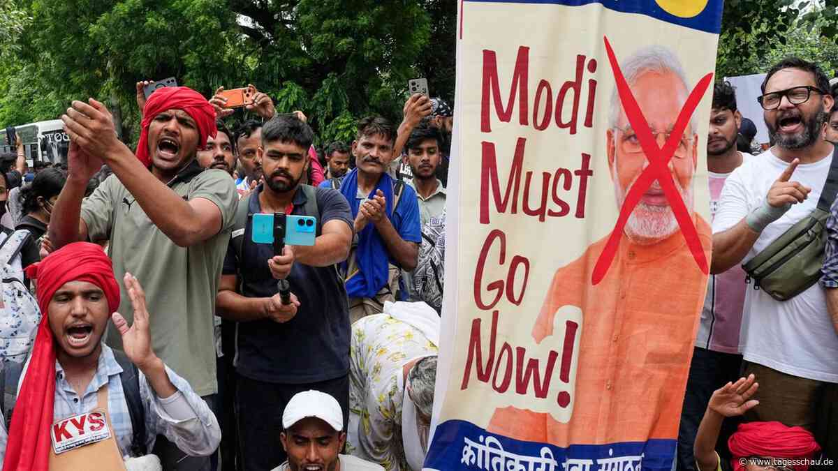 Proteste in Indien: Modi hat ein "Kakerlaken"-Problem